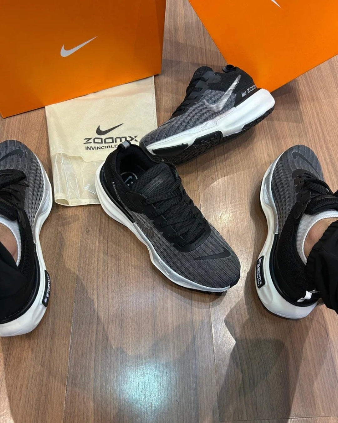 Tênis Masculino Zoom X Invincible Run 3 Preto + Brinde Especial
