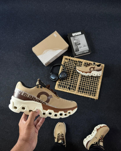 Tênis Masculino On Cloudmonster 2 Marrom