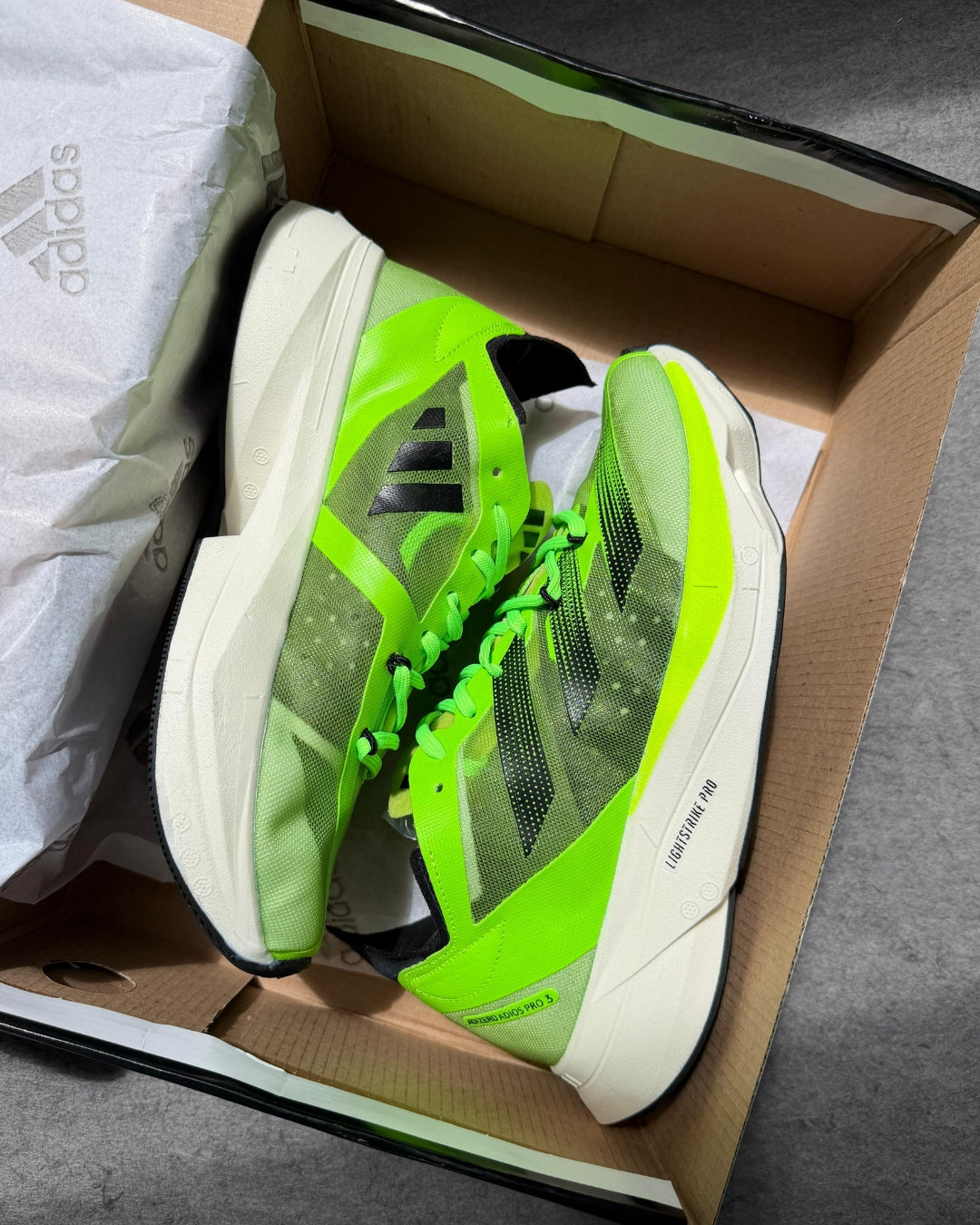 Tênis Masculino Adizero Adios Pro 3 Verde