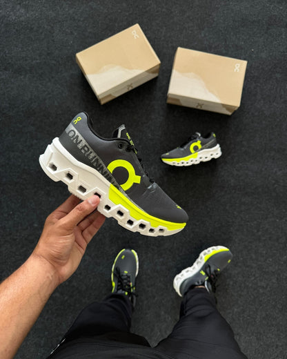 Tênis Masculino On Cloudmonster 2 Cinza e Verde