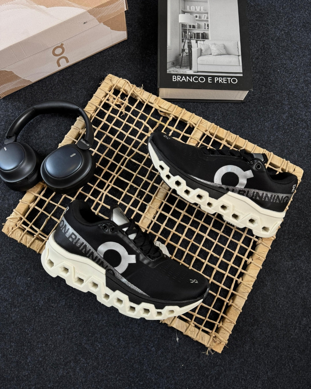 Tênis Masculino On Cloudmonster 2 Preto