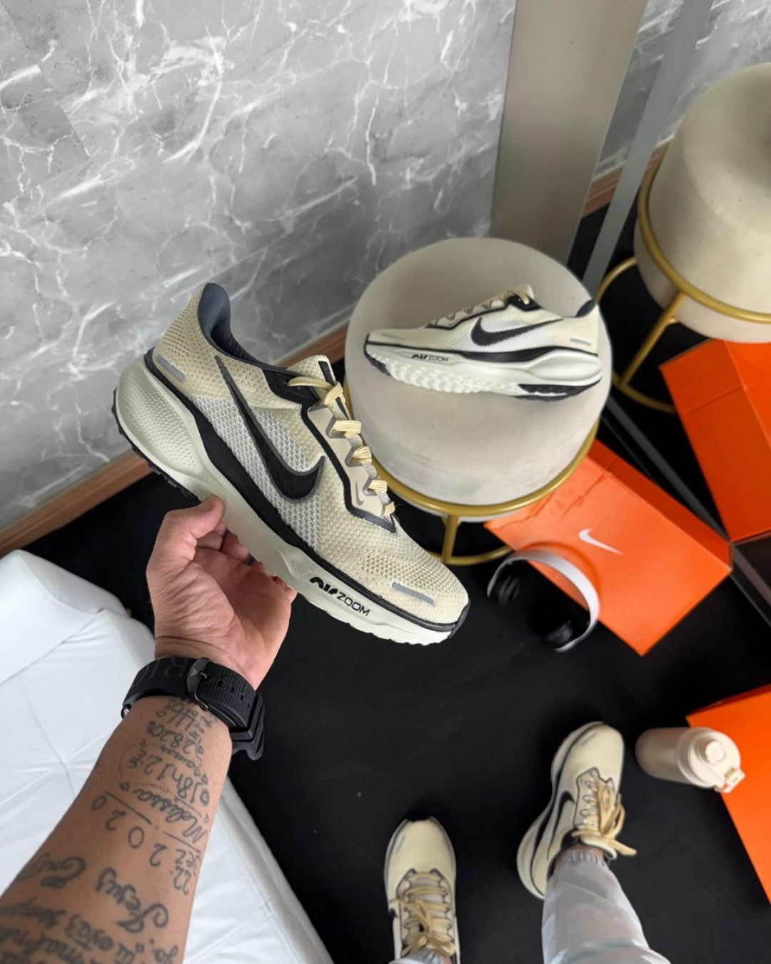 Tênis Nike Air Zoom Pegasus OFF Cinza + Brinde Especial Hoje