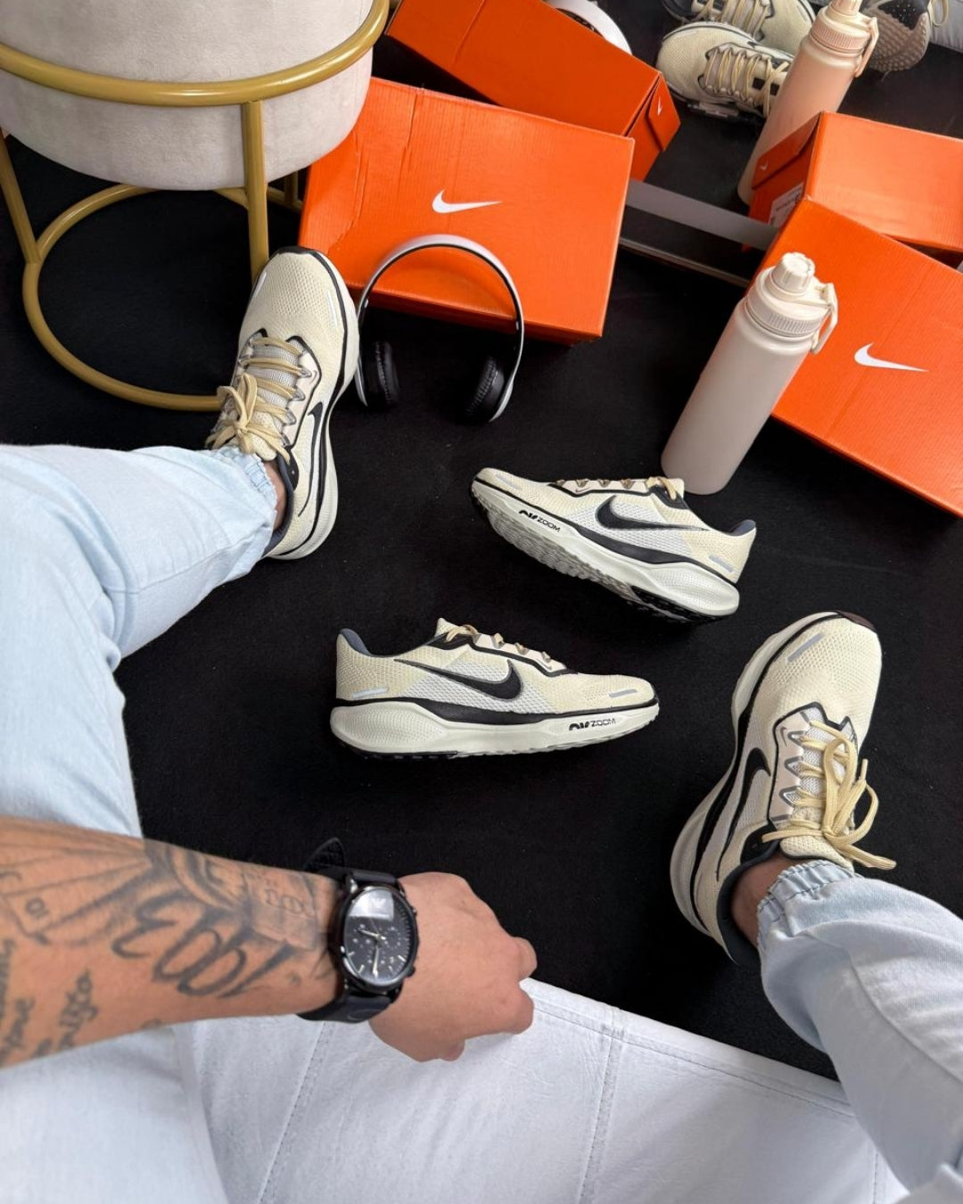 Tênis Nike Air Zoom Pegasus OFF Cinza + Brinde Especial Hoje