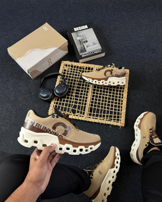 Tênis Masculino On Cloudmonster 2 Marrom