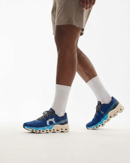 Tênis Masculino On Cloudmonster 2 Azul Marinho + Frete Rápido + Brinde Especial