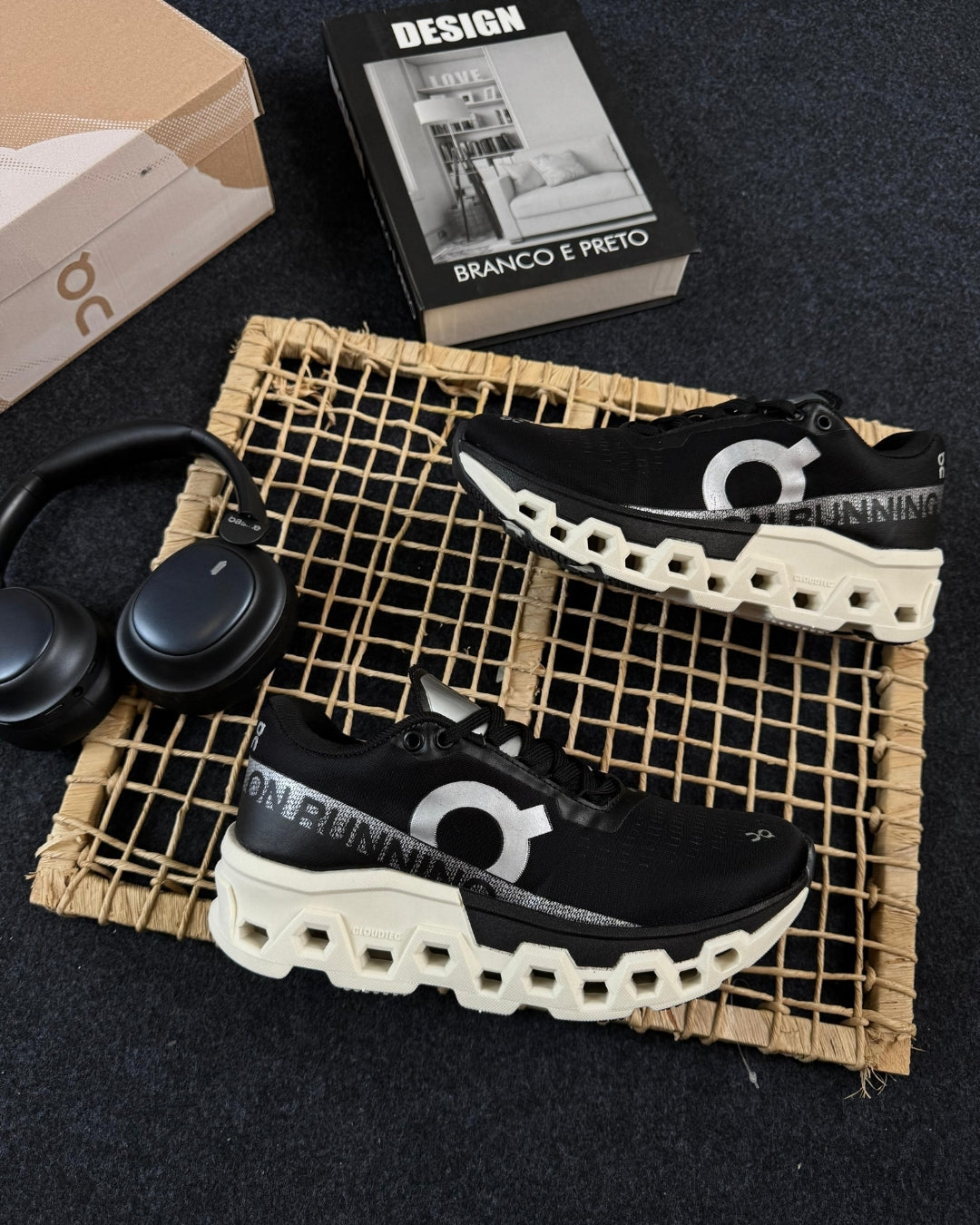 Tênis Masculino On Cloudmonster 2 Preto
