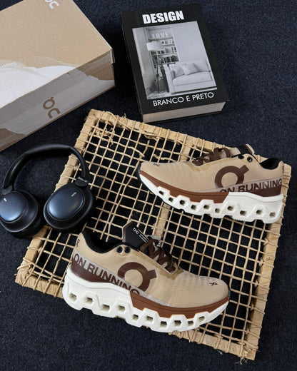 Tênis Masculino On Cloudmonster 2 Marrom