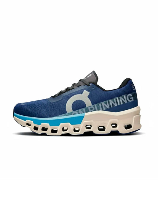 Tênis Masculino On Cloudmonster 2 Azul Marinho + Frete Rápido + Brinde Especial