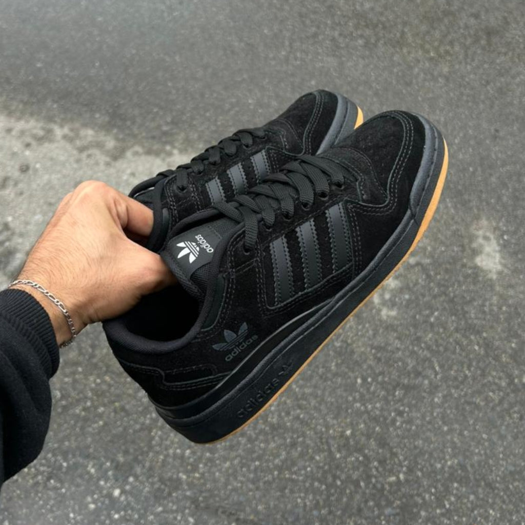 Tênis Masculino Adidas Fórum Black - Camurça